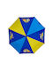 Chanos Kids Curved Handle Umbrella Bob Builder with Diameter 42cm Blue