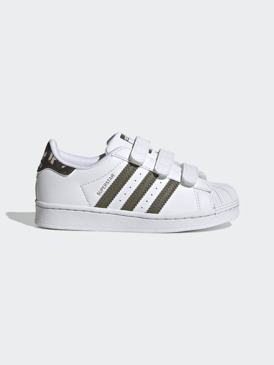 Adidas Superstar Sneakers Cloud White / Olive S...