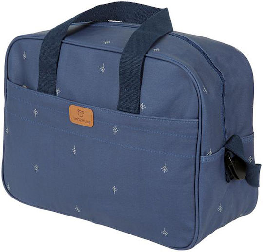 Bimbidreams Τσάντα-Αλλαξιέρα Ώμου/Χειρός Natural Navy Natural Navy 40x18x34εκ.