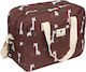 Bimbidreams Shoulder/Hand Diaper Bag Giraffe Brown 42x18x30cm.