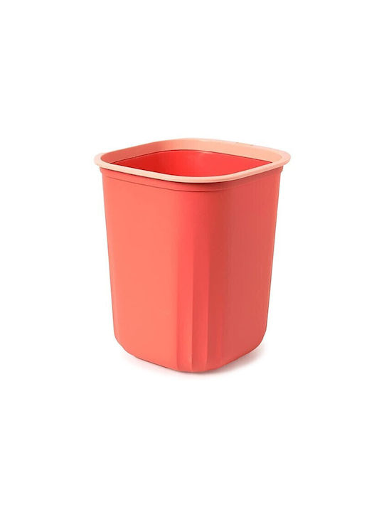 Abfalleimer Abfall Kunststoff Rosa 20x16x25cm 1Stück