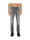 D-Luster Men's Jeans Pants Elastic with Slim Fit Gray