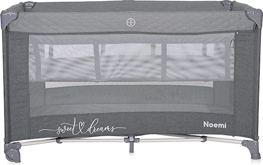 Lorelli Noemi Laufstall 2 Ebenen mit Matratze Gray 127x65cm