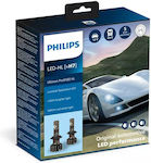 Philips Lămpi Autoturismului Ultinon Pro9100 H11 / H16 / H8 LED 5800K Alb rece 13.2V 11W 2buc