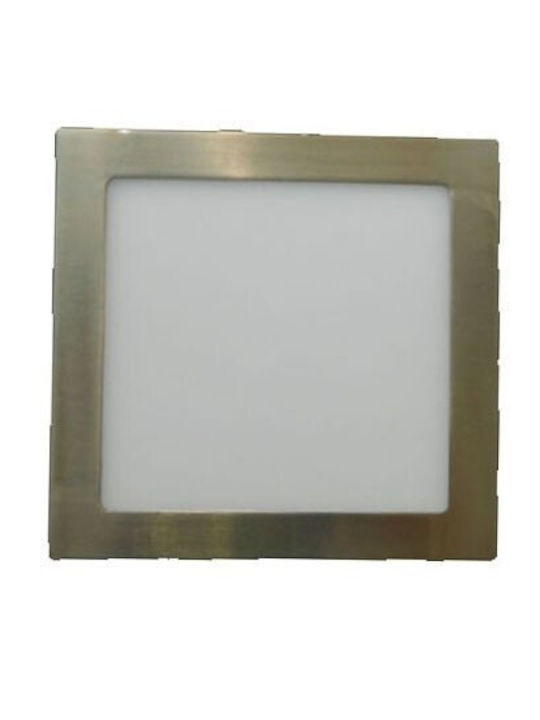 Atman Platz Vertieft LED Panel 20W mit Natürliches Weiß Licht 4000K