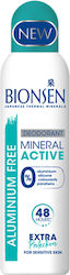 Bionsen Mineral Active Αποσμητικό 48h σε Spray Χωρίς Αλουμίνιο 150ml