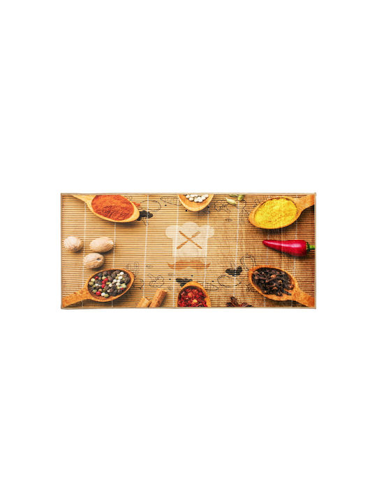 Dimcol Spices 247 Kitchen Anti-Slip Mat Runner Multicolour 67x150cm