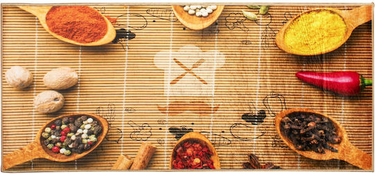 Dimcol Spices 247 Χαλάκι Κουζίνας Διάδρομος 80x200cm 33463059011 Καφέ