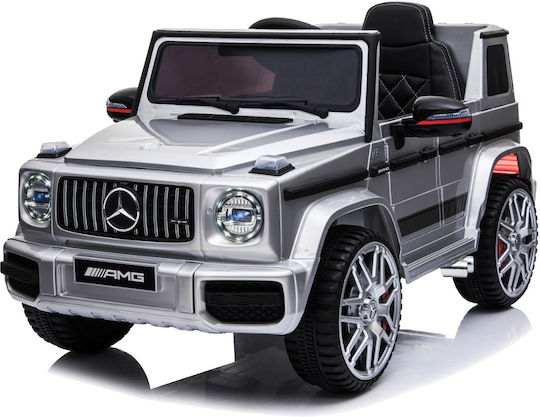 Mercedes G63 AMG Cu Un Loc Cu Telecomandă Licențiat 12 Volți Gri Pentru 2+ Ani