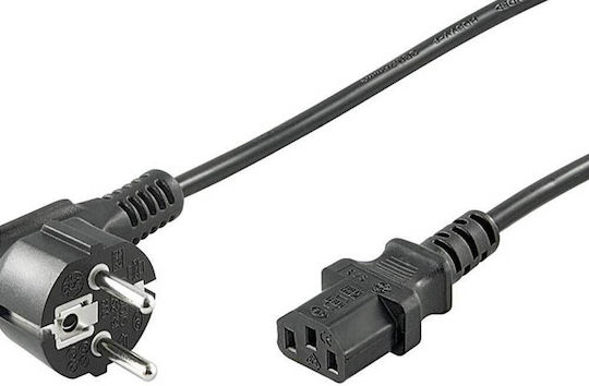 ATC IEC C13 - Schuko Cablu 3m Negru (06.002.0007)
