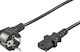 Scruffs & Tramps IEC C13 - Schuko Kabel 5m Schwarz (06.002.0006)