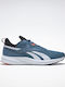 Reebok Runner 4 4E Sport Shoes Running Steely Blue S23r / Core Black / Smash Orange S23r