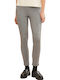 Dama Tesatura Pantaloni Carou Bej