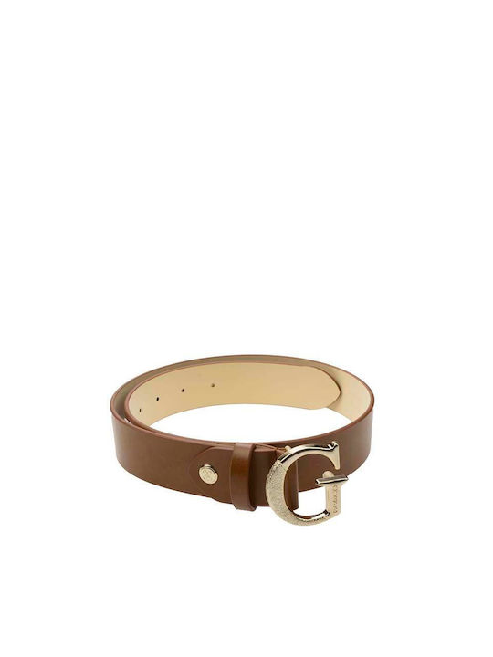 Guess Leather Women's Belt Tabac Brown