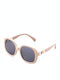 Bolon Damen Sonnenbrille mit Beige Kunststoff Gestell und Gray Linse BL3091A21