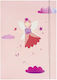 Folia Folder with Rubber Band and Ears for Paper A3 Multicolour Litle Fairy