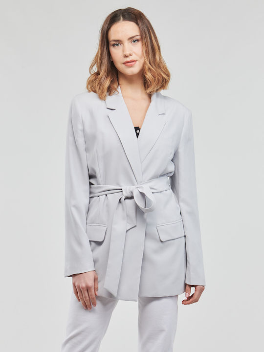Guess W3RN33WF592 Damen Blazer Gray