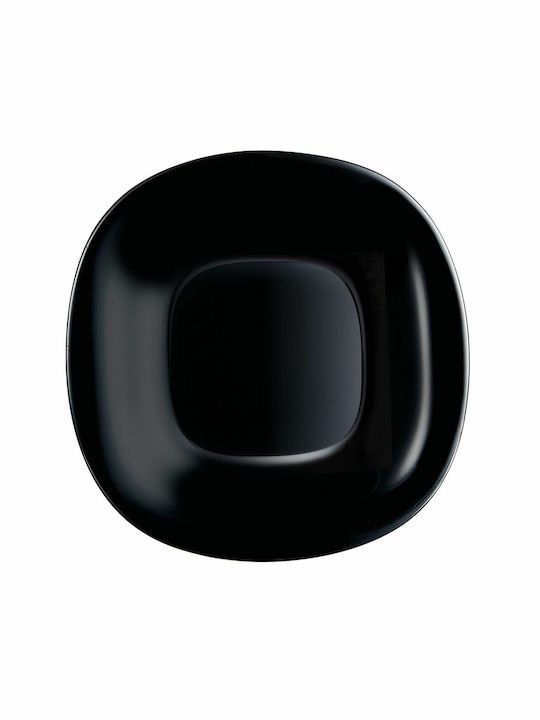Luminarc Carine Plate Desert Square Glass Black 19x19cm