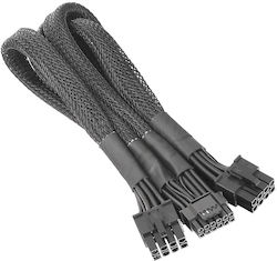 Thermaltake 8-Pin PCIe - 12+4pin 12VHPWR Cable 0.6m Black (AC-063-CN1NAN-A1) Thermaltake 8-Pin PCIe - 12+4pin 12VHPWR Cable 0.6m Black (AC-063-CN1NAN-A1)