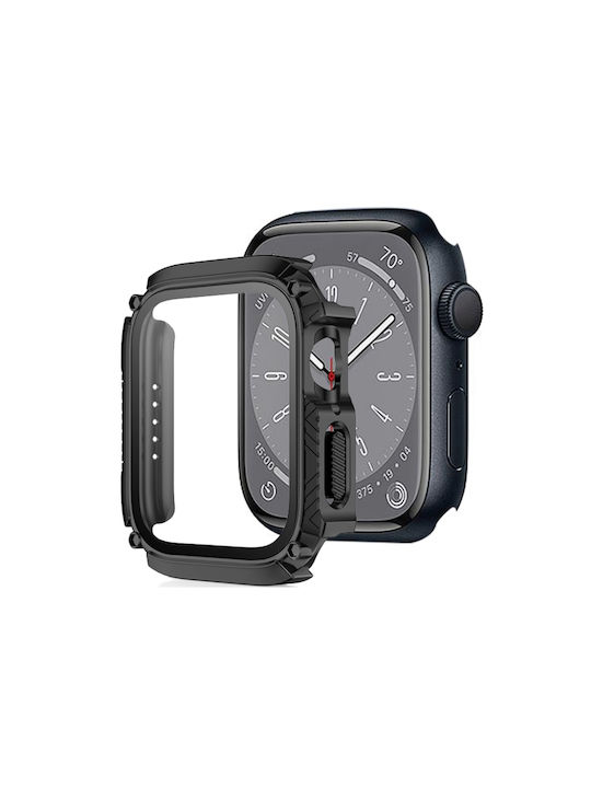 Armor Пластмасов Калъф в Черен цвят за Apple Watch 41 мм