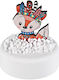 Christening Favor with Decorative Fox made of Wood