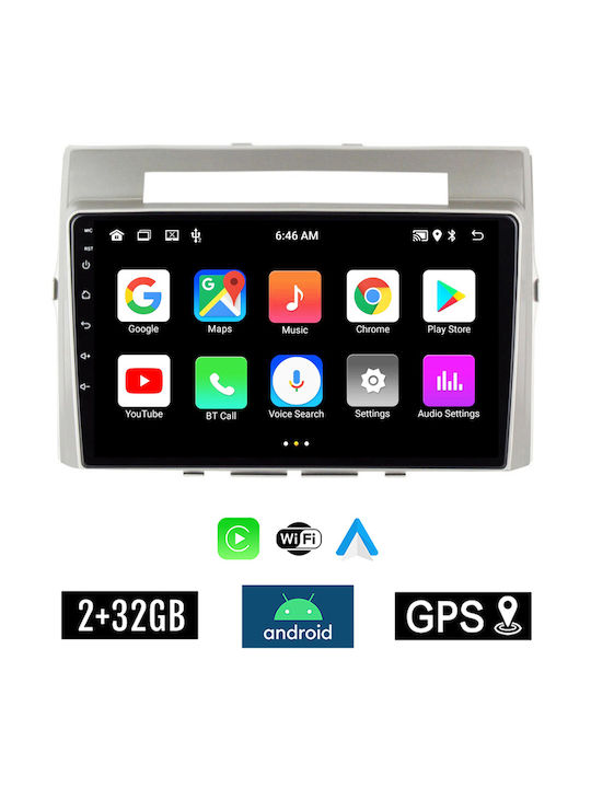 Kirosiwa Car Audio System for Toyota Verso 2004-2009 (Bluetooth/USB/AUX/WiFi/GPS/Apple-Carplay/Android-Auto) with Touch Screen 9"