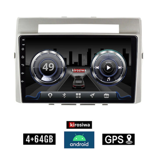 Kirosiwa Ηχοσύστημα Αυτοκινήτου για Toyota Verso 2004-2009 (Bluetooth/USB/AUX/WiFi/GPS) με Οθόνη Αφής 9"
