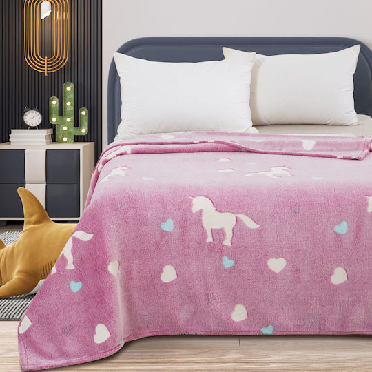 Cosmin Cot Blanket Unicorn 110x140cm