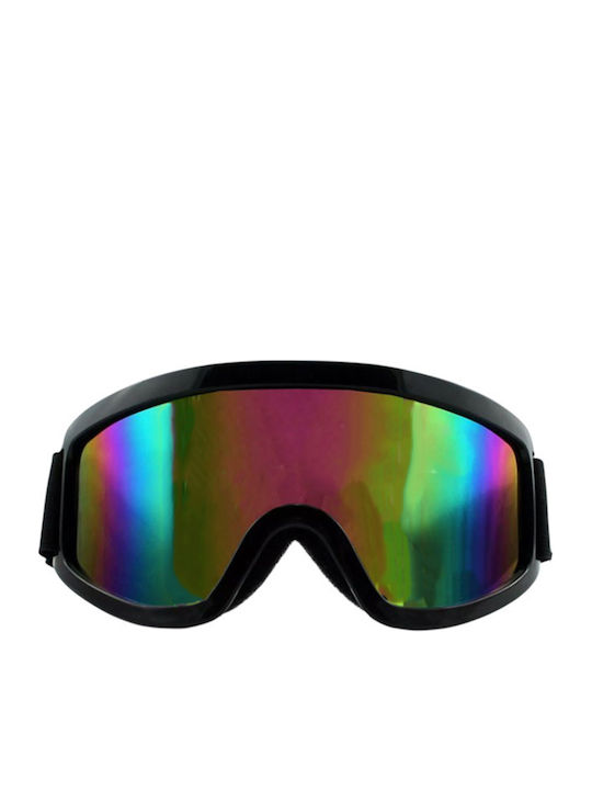 Ski & Snowboard Goggles Kids Black with Lens in Multicolour Color Ski & Snowboard Goggles Kids Black with Lens in Multicolour Color