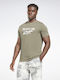 Reebok Identity Modern Camo Men's Short Sleeve T-shirt Hunter Green