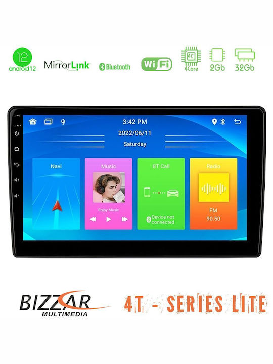 Bizzar Автомобилна Аудио Система (Блутут/USB/WiFi/GPS/Apple-Carplay/Android-Auto) с Тъчскрийн 10"