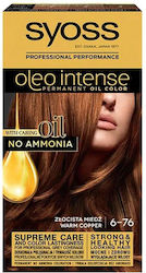 Syoss Oleo Intense Set Haarfarbe kein Ammoniak 6-76 Warm Copper 50ml