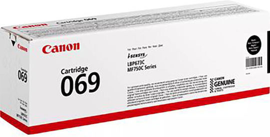 Canon 069 Γνήσιο Toner Laser Εκτυπωτή Μαύρο 2100 Σελίδων 5094C002