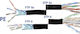 Adeleq Cat.6 Gigabit Network Cable Ethernet Without Terminals 1m Black