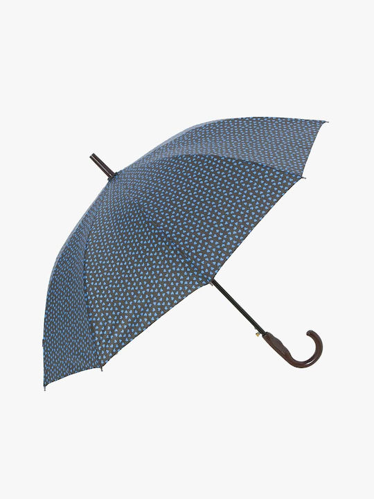 Bartuggi Umbrella with Walking Stick Blue