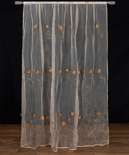 Silk Fashion Пердета И Завеси С Плик С Писалка Жълти 280x300см