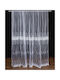 Silk Fashion Curtain with Pencil Pleat MK15 White 280x300cm