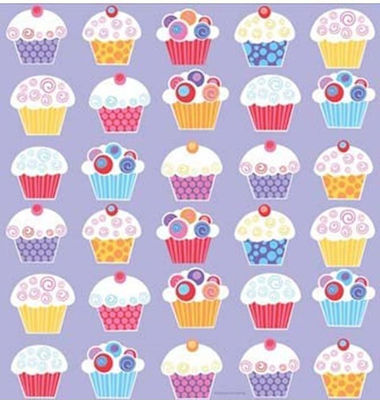 Creative Converting Τραπεζομάντηλο Party Πλαστικό Sweet Cupcake Πολύχρωμο 223.52x121.92cm NAKL467238908