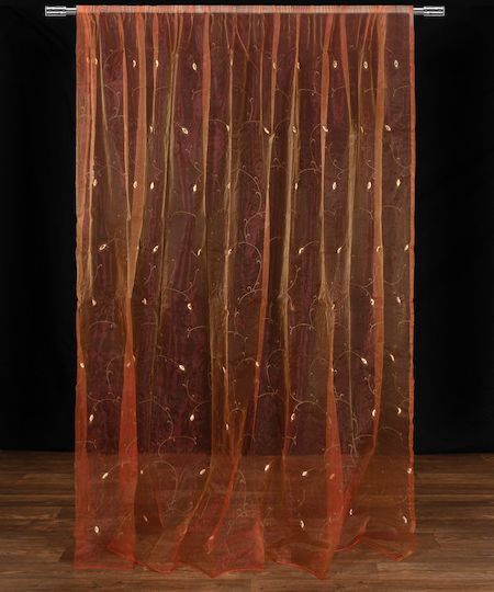 Silk Fashion Перде С Плик С Писалка ZG5724 Оранжево 280x300см