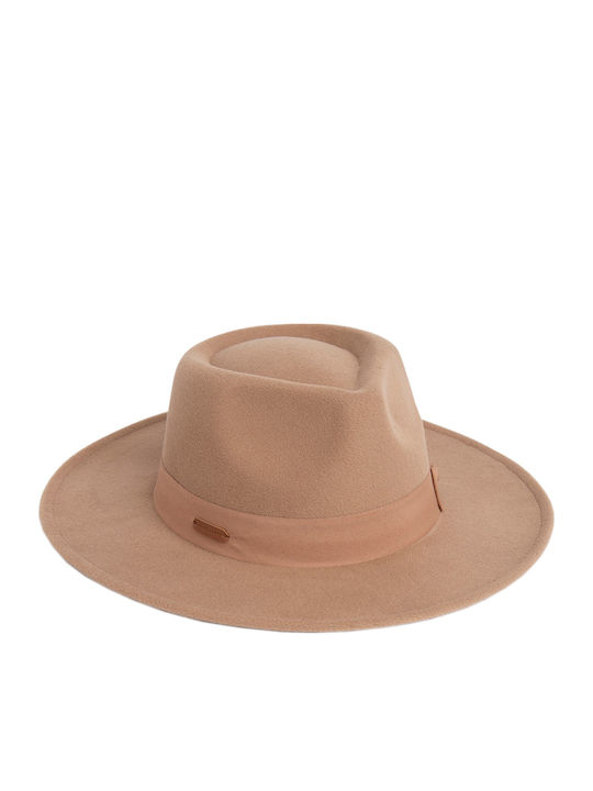 Pepe Jeans Καπέλο Fedora Μπεζ