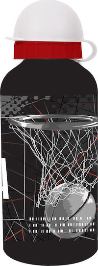 Back Me Up NBA Детско Бутилка за Вода Неръждаема Стомана Черно 580ml