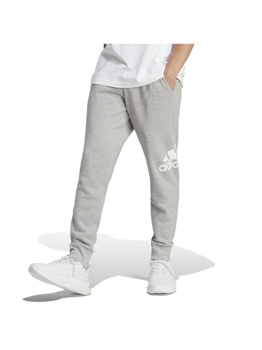 Adidas Παντελόνι Φόρμας με Λάστιχο Γκρι