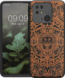 KWmobile Maya Calendar Art Задна корица Дърво С...