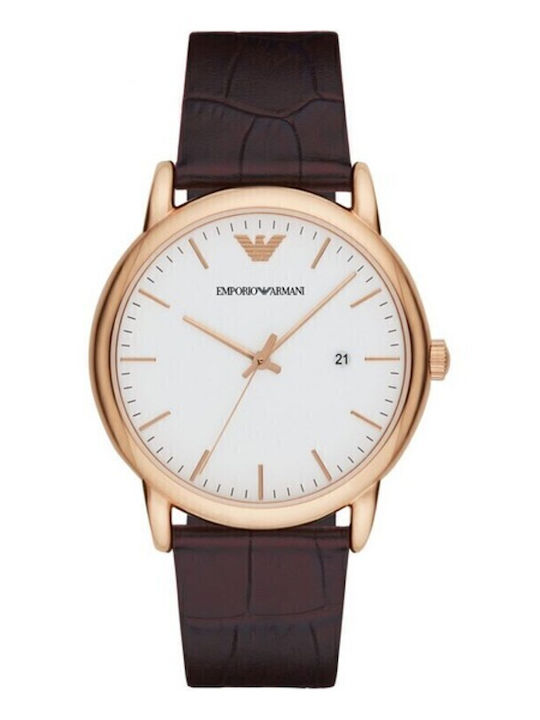 Emporio Armani Men's Watch 43mm Battery with Br...