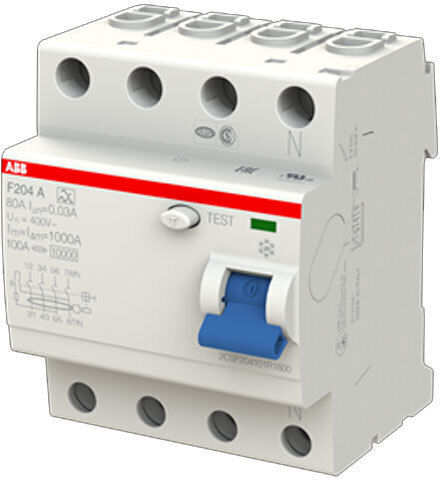 Abb Phase Relays Earth Leakage 80A Four-Poles with Voltage 400V