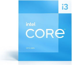 Intel Nucleu i3-13100 3.4GHz Procesor cu 4 nuclee pentru Socket 1700 cu Casetă și Cooler