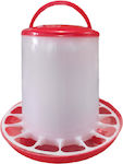 Plastic Feeder for Chickens and Poultry with Capacity 6kg 30cm.