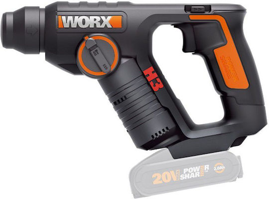 Worx Impact Demolition Hammer Battery 20V Solo with Chuck SDS Plus WX394.91