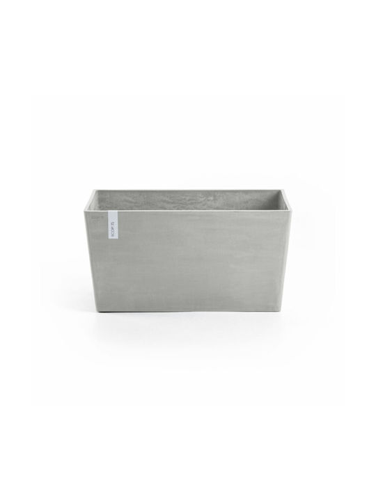 Ecopots Paris 60 Planter Box 60x40cm White Grey 74.003.60S