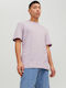 Jack & Jones Men's Short Sleeve T-shirt Orchid Petal